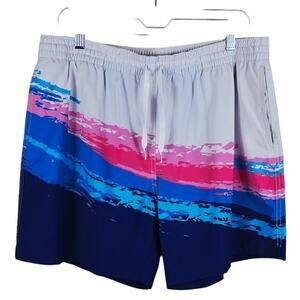 Chubbies Splash of Color Design Men's Summer Shorts Swim Trunks XL